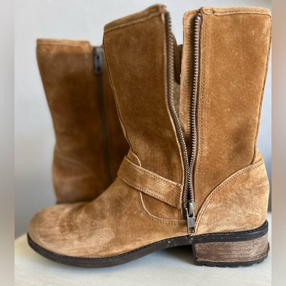 UGG Chaney 1006042 Suede Hook & Loop boots, women’s size 8. EUC - Picture 6 of 9